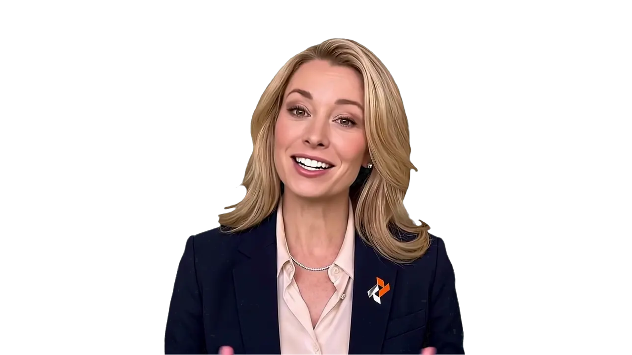 Professional on a video call