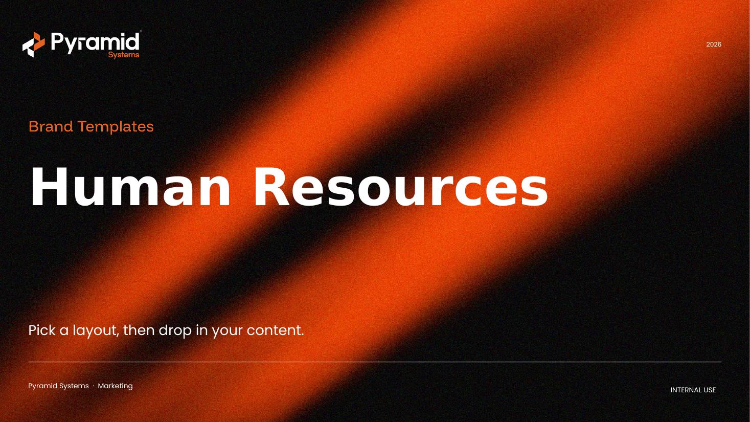Human Resources — cover slide